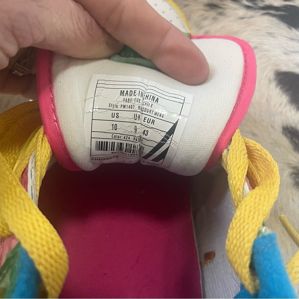 PRO-Keds Royal Court Mens Sneaker Size 10 Rare PM1407 Skittles edition! - Picture 9 of 9